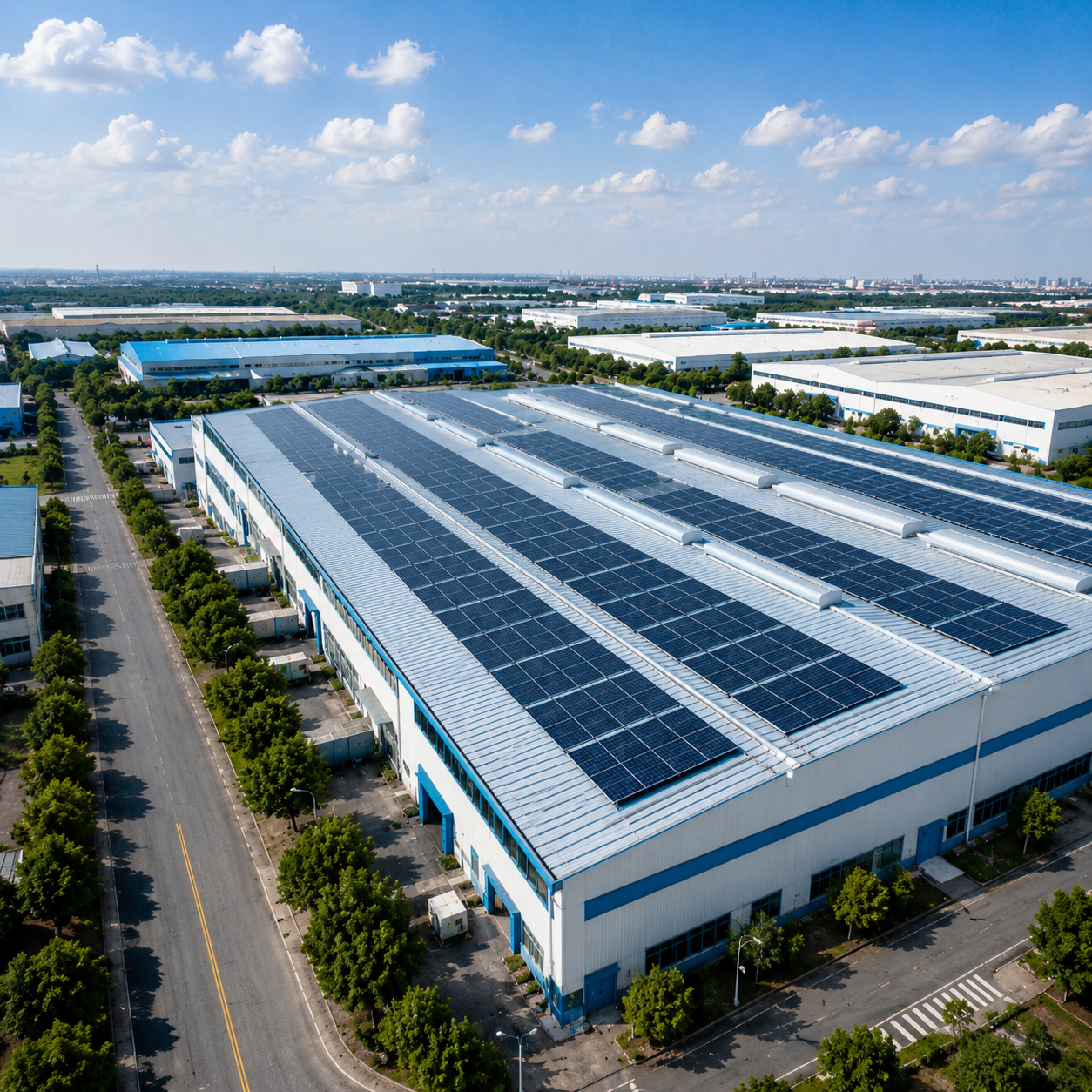OSDA Solar Bàn Giao Dự Án Điện Mặt Trời Áp Mái 1.2MWp Tại KCN VSIP Bình Dương