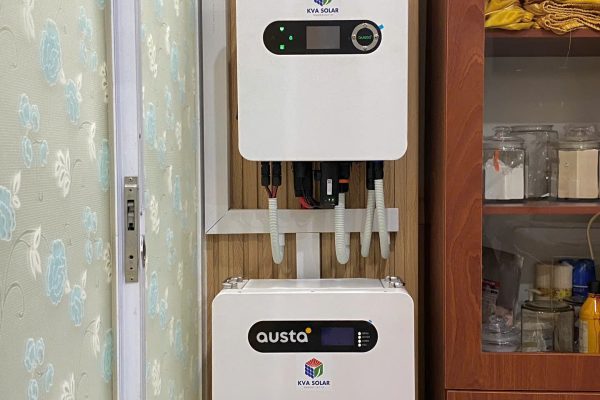 Bàn giao hệ thống điện mặt trời Hybrid 8,68kWp OSDA × AUSTA – Lưu trữ 16kWh