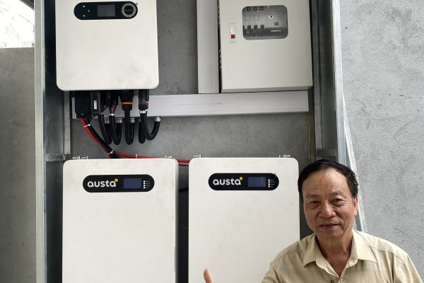KVA Solar bàn giao hệ thống điện mặt trời 14.88kWp kết hợp lưu trữ AUSTA 32kWh