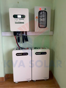 Combo 10-12 tấm pin OSDA inverter AUSTA 6kW pin lưu trữ AUSTA 16kWh bảo hành 10 năm KVA Solar